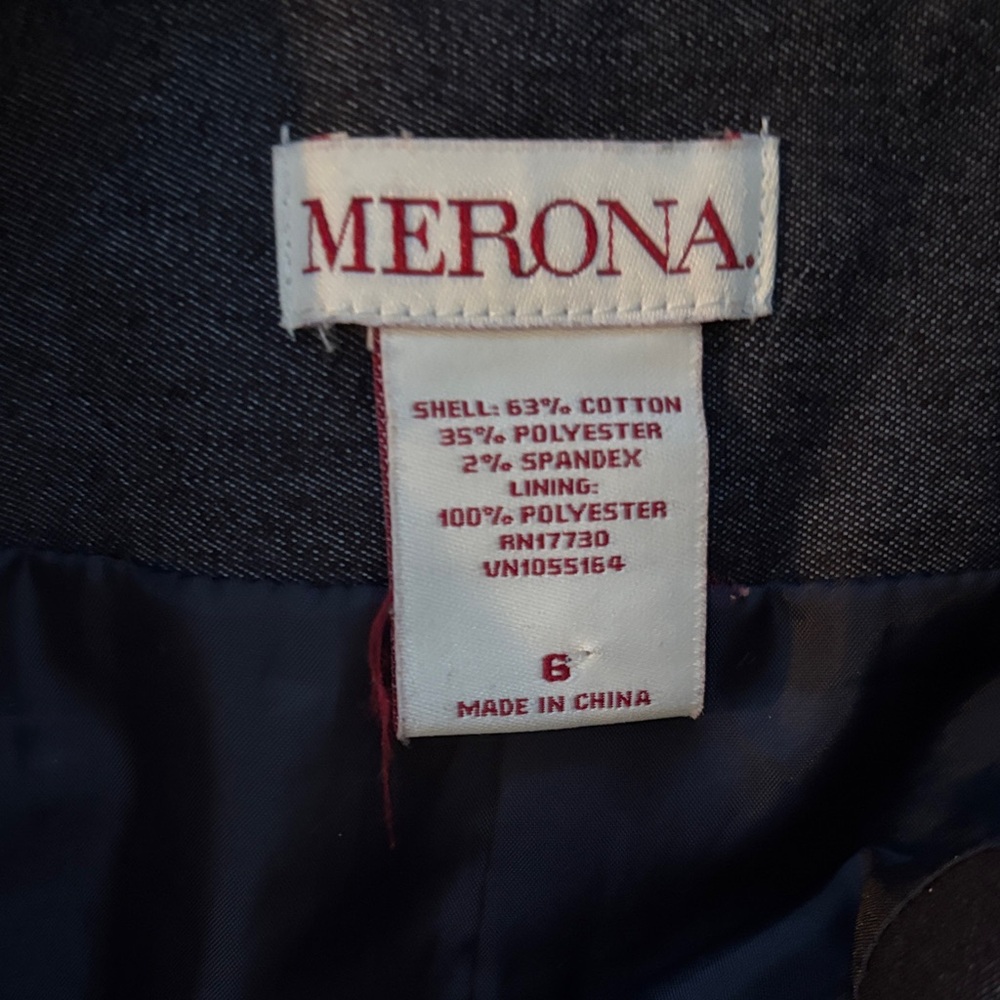 Merona Navy Women's Pencil Skirt - Picture 2 of 11